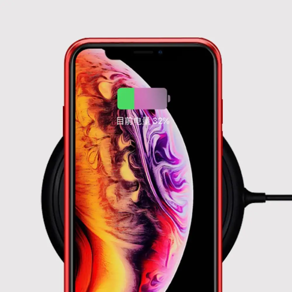 Магнитный адсорбционный металлический чехол для телефона для iPhone 6, 6s, 8, 7 Plus, X двухсторонний стеклянный Магнитный чехол для iPhone X, XS Чехлы для MAX XR