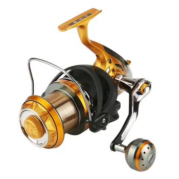 

YOUMOSHI WFSeries 5.1:1 Gear Ratio Rocker Spinning Wheel Reel Fishing Metal Front Drag Handle Spool Saltwater Fishing Accessori