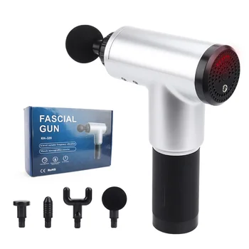 

High Frequency Fascial Gun 4 Head Relaxation Muscle Massager Gun For Body Slimming Shaping Pain Relief Massage Vibration