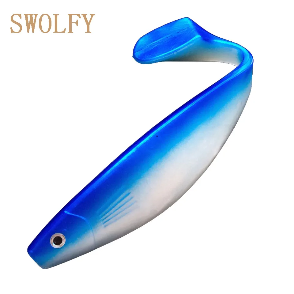 SWOLFY 24 см/70 г глубоководная большая T-образная рыба пластиковая мягкая рыболовная
