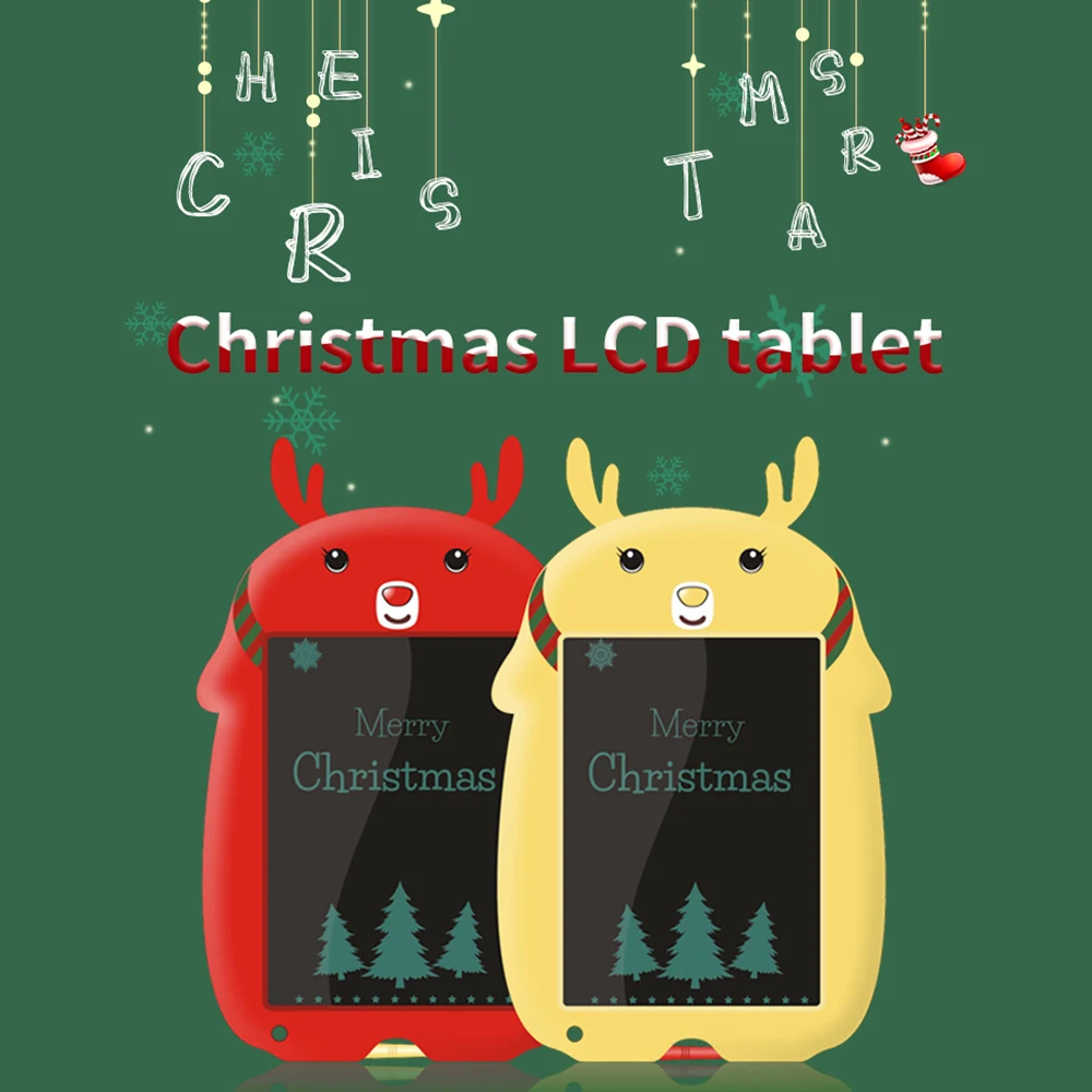 Рождественский подарок 8,5 дюймов цветной lcd блокнот для письма мультяшный планшет для рисования электронная графическая доска для письма планшет для рисования