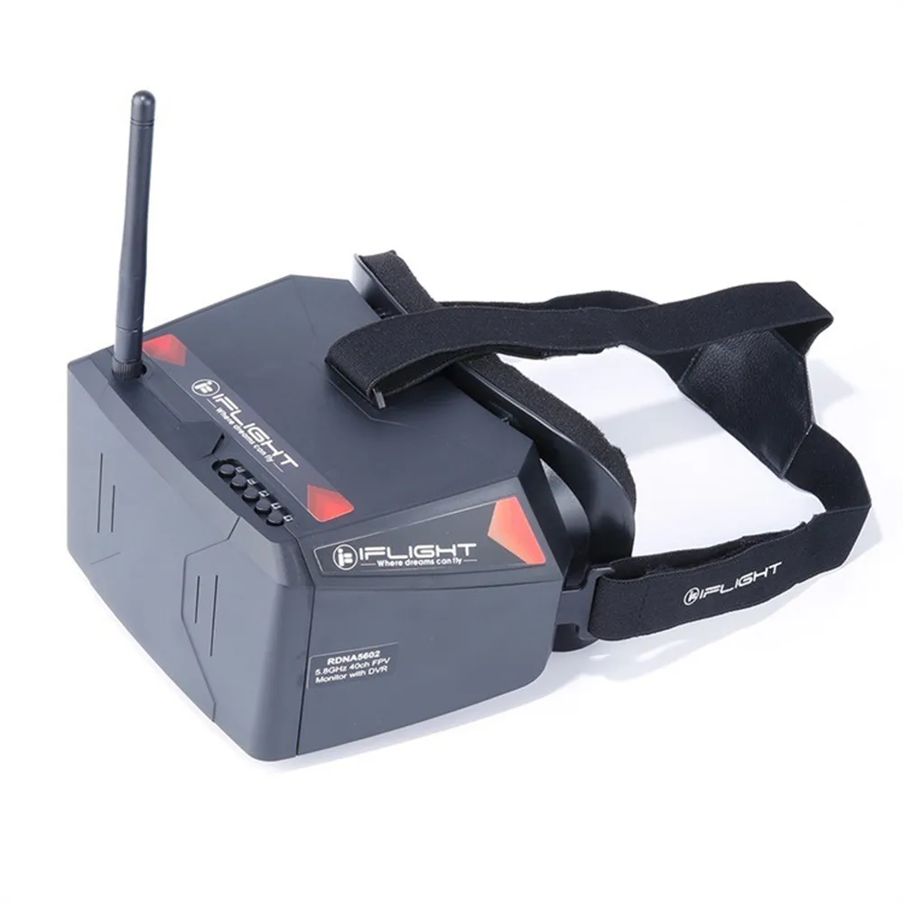 Новейший iFlight 480*272 дисплей 5,8 ГГц 40CH монитор FPV очки с DVR для RC FPV гоночные детали, аксессуары для беспилотного самолета