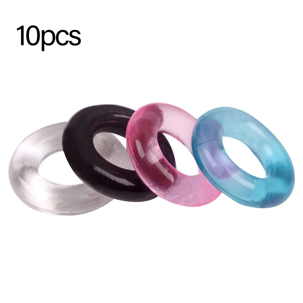 

1/5/10pcs Men's Sexy Healthy C String Lifting Ring Transparent High Elastic Thong C-Strap Ring Circle Underwear