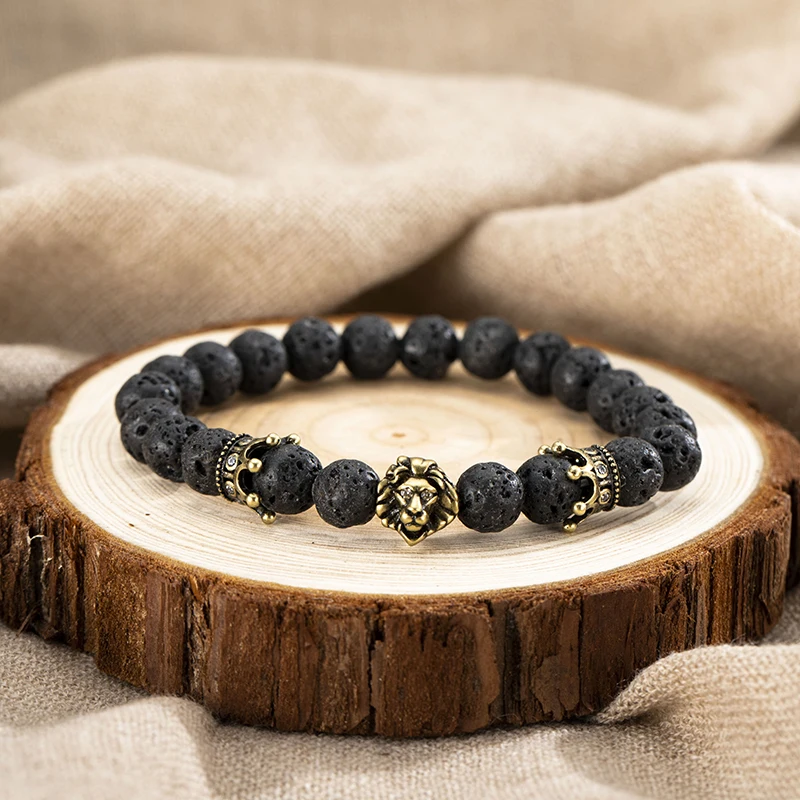 Lion bracelet men (6)
