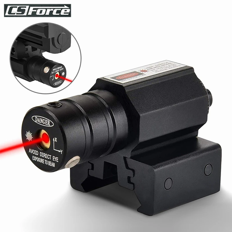 Battery Tactical Red Dot Laser Sight Rifle Gun Scope Rail Remote Switch