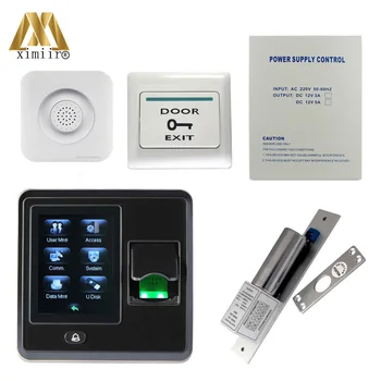 

Smart Access Control SF300 Linux System Door Access Control System Free SDK With Power Supply,Doorbell,Exit Button,Electric Lock