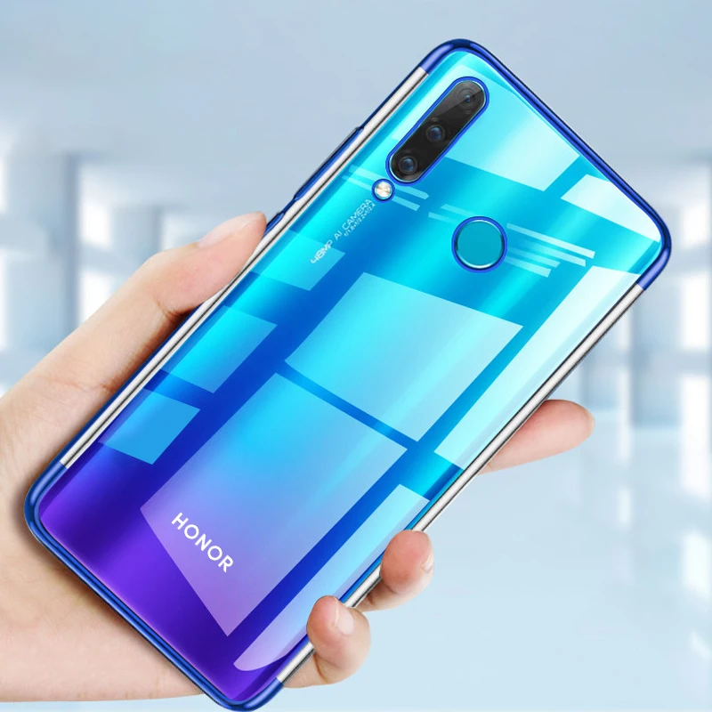 

Cover Case For Huawei Honor 10i 20i 20 Lite Case Silicone Transparent Case On Honor 10 i 20 i 20 Lite Case Plating Phone Armor