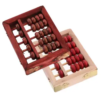 

Wooden 5 Digit Classic Abacus Chinese Calculator Frame Kids Math Education Tool Special Arithmetic Math Develop Intelligence Toy