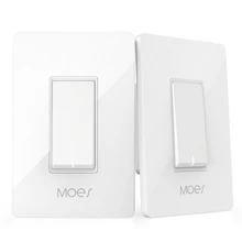 MoesHouse, 3 способа, WiFi, умный светильник, переключатель, светильник, управление вентилятором, управление APPRemote, работает с Alexa и Google Home, не требуется концентратор