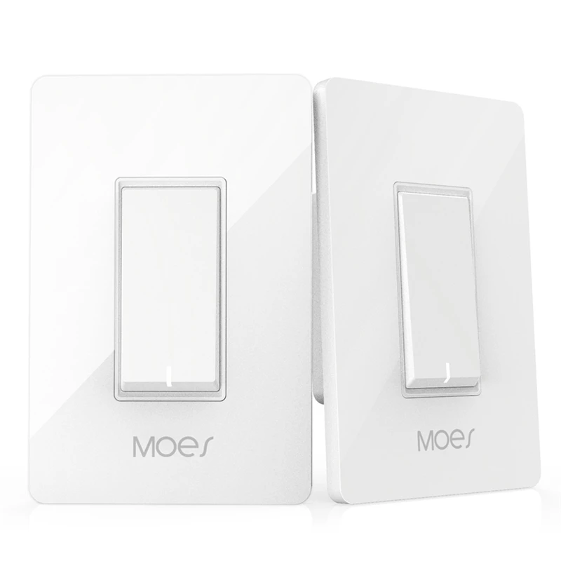 

MoesHouse 3 Way WiFi Smart Light Switch Light Fan Control APPRemote Control Works with Alexa And Google Home No Hub Required