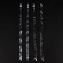 1 пара эластичная бретелька бюстгальтера прозрачный силиконовый металлический бюстгальтер на застежке регулируемые брительки невидимые интимные аксессуары