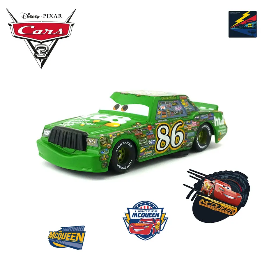 Disney Pixar Cars2 Cars3 Lightning McQueen 39 стильный 1:55 литой автомобиль металлический набор из