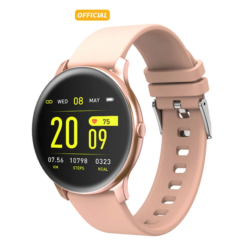 

2019 Magic Women Smart watch Heart Rate Blood oxygen Sport Bluetooth Men Fitness Trakcer KW19 Smartwatch For Android IOS phone
