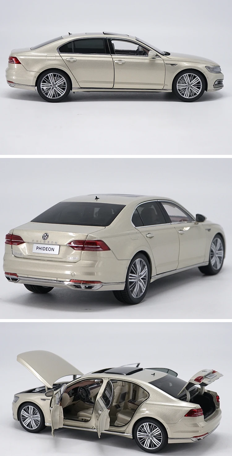 1:18 VW fhideon литая под давлением Модель автомобиля игрушки Металлическая Модель автомобиля оригинальная коробка