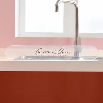 

New Sink Water Guard Household Baffle Board Anti-Splash Water Guard For Bathroom Home Kitchen Water Prevent Splashing Tool Basin