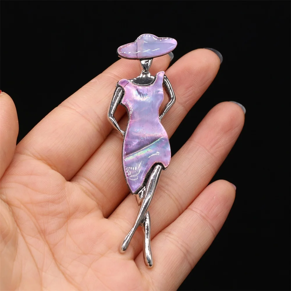 New Arrival Shell Brooches Six Color Available Alloy Pins for Girl's Favorite Party Dress Coat Accessories Jewelry | Украшения и