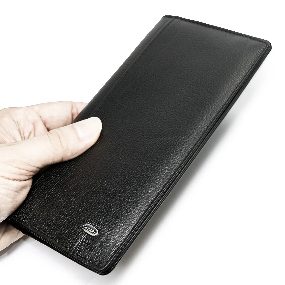 

Design Thin Men's Wallets Genuine Leather Slim Male Wallet Coin Card Holder Zipper Coin Pocket Business Luxury Brand Men Purse