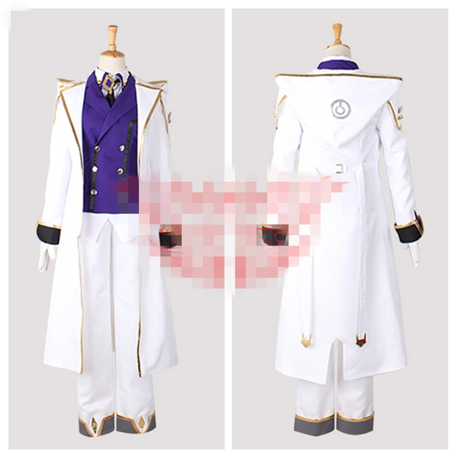 Аниме ELSWORD ADD Edward Gelannuoer платье для косплея, вечерние костюмы, Униформа, пальто+ жекет+ рубашка+ брюки+ галстук+ glooves