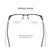 MERRYS DESIGN Men Prescription Glasses Square Myopia Prescription Eyeglasses Male Business Style Half Optical Glasses S2102PG ► Photo 3/6