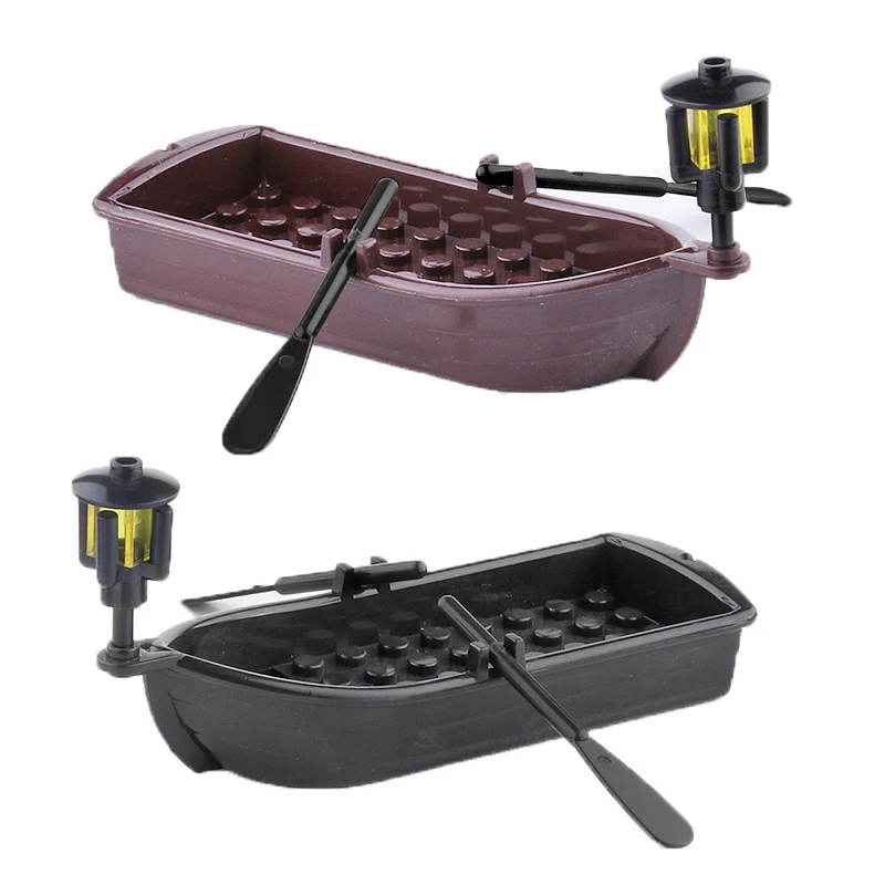 MilitrySmallWoodenBoatBuildingBlocksBricksWW2ArmyWeaponsGuns