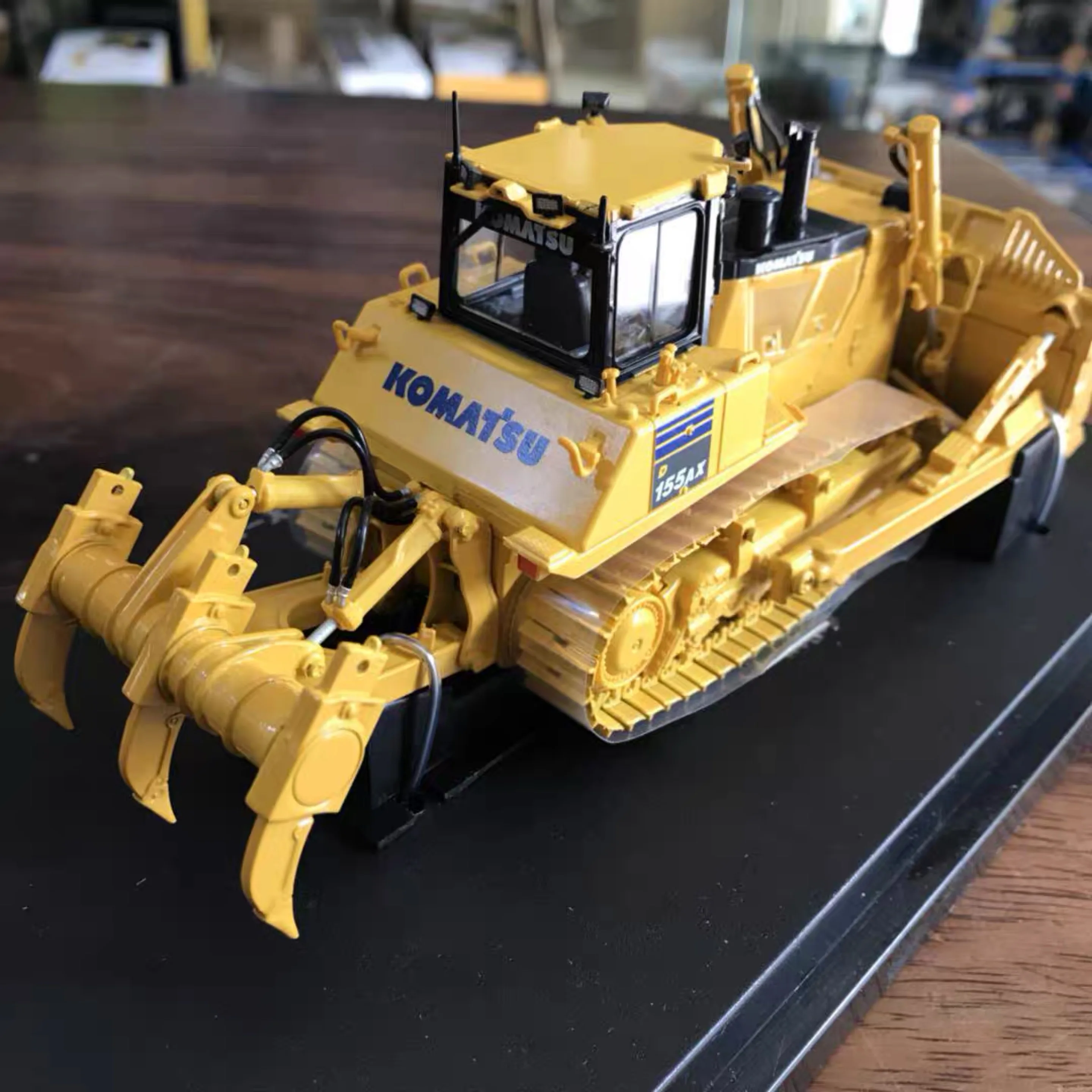 1/50 Komatsu D155AX 7 Сплав Имитация бульдозера модель из металла инженерно транспортное