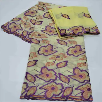 

7 yard Hot Selling 100% Cotton African Lace Nigerian Lace Fabric 2020 High Quality Swiss Voile lace In Switzerland !LY102352