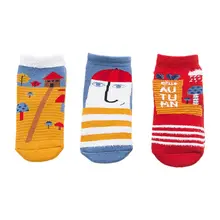 AXYD/3 пары детских махровых носков для малышей Зимние трикотажные изделия с рождественскими животными