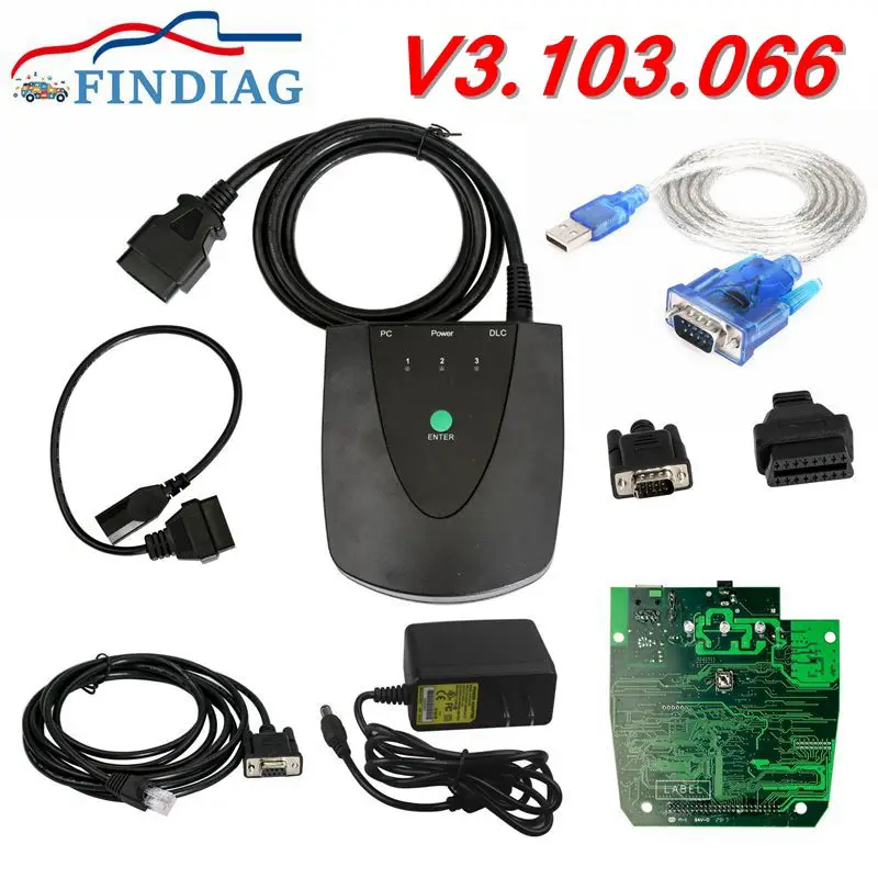 Новый диагностический инструмент V3.103.066 для Honda HDS He с двойной платой USB на RS232 |
