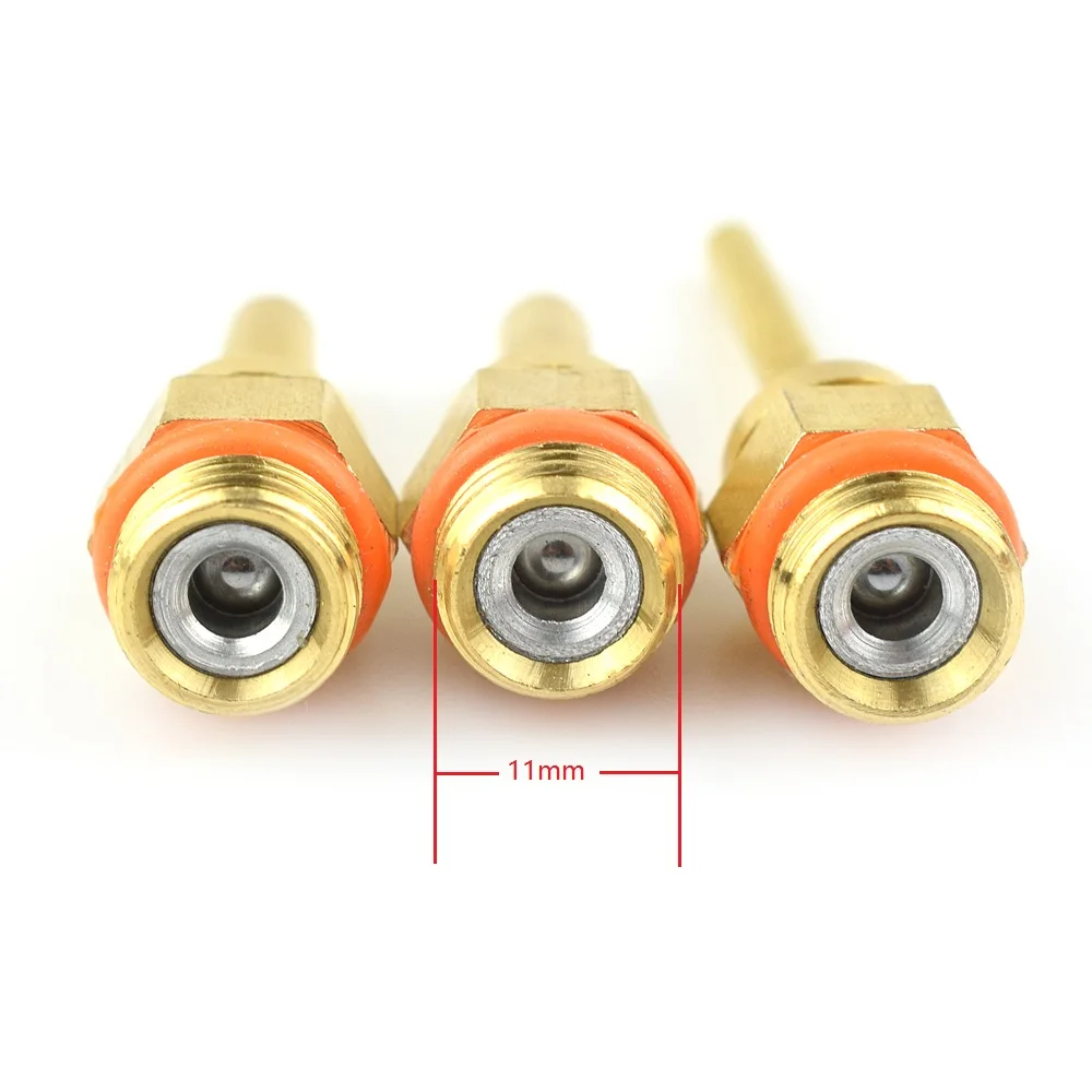 Hot melt glue gun nozzle Large Diameter Hot Melt Glue Gun Nozzle 1.5x55mm 2.0x38mm 3.0x38mm 3PCS/lot Steel Material