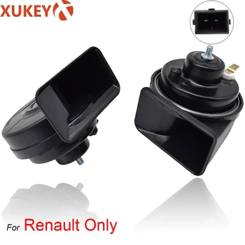 

410/510Hz Dual Pitch Car Horn Snail type Horn For Renault Clio Espace Captur Scenic Twingo Fluence Megane 12V 125db Auto Horn