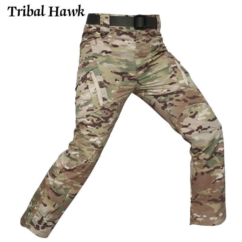 Мужские тактические камуфляжные брюки повседневные армейские карго в стиле