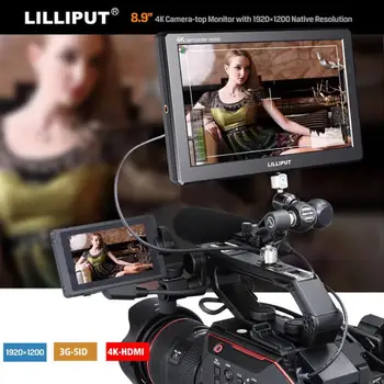

LILLIPUT A8S 8.9Inch 4K Full HD Camera Field Monitor 1920*1200 8 bit IPS Screen Monitor Camera Assist for DSLR Camera Camcorder