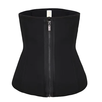 

Waist Trainer reinforced neoprene zipper inner buckle Waist seal corset fitness perspiration