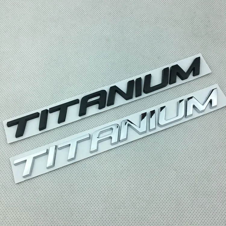 Suitable for the new Ford cutting-edge explorer TITANIUM metal car label sticker upgrade high-end tail | Автомобили и мотоциклы