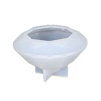 

DIY Crystal Epoxy Mold Oversized Diamond Molds UV Resin Necklace Pendant Mould Crafts Desktop Ornament Molds