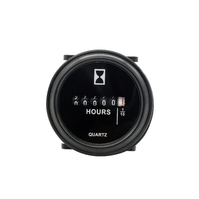 

ManHua 12v 24v 36v Mini Hour Meter Marine Boat Engine 2" Round Waterproof Gauge Car Trucks Mechanical Hour Meter Counter Timer