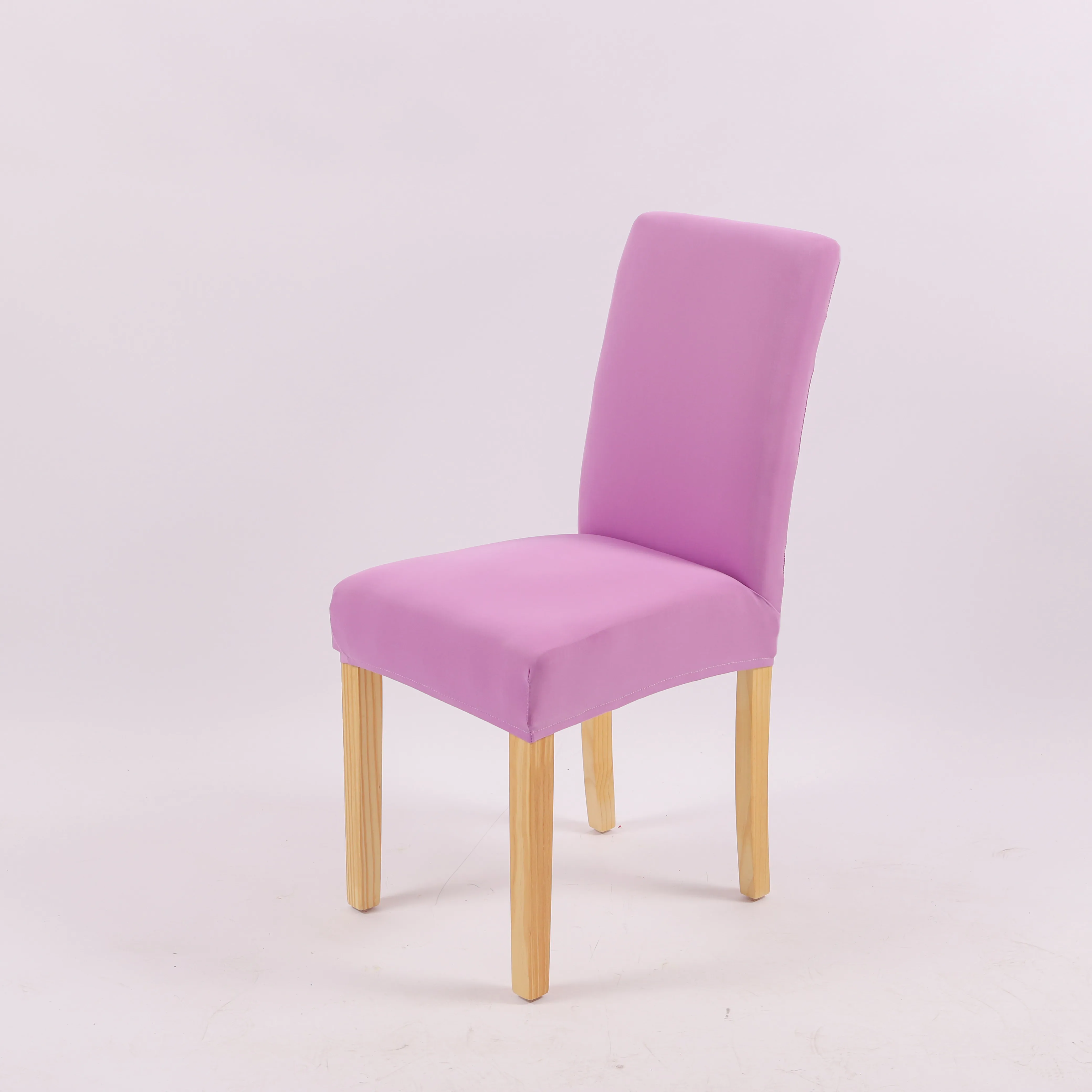 Zerolife Solid Color Chair Cover Dining Chairs Polyester Spandex Modern Plain Chair Covers Seat Cover Non-slip Wedding Banquet