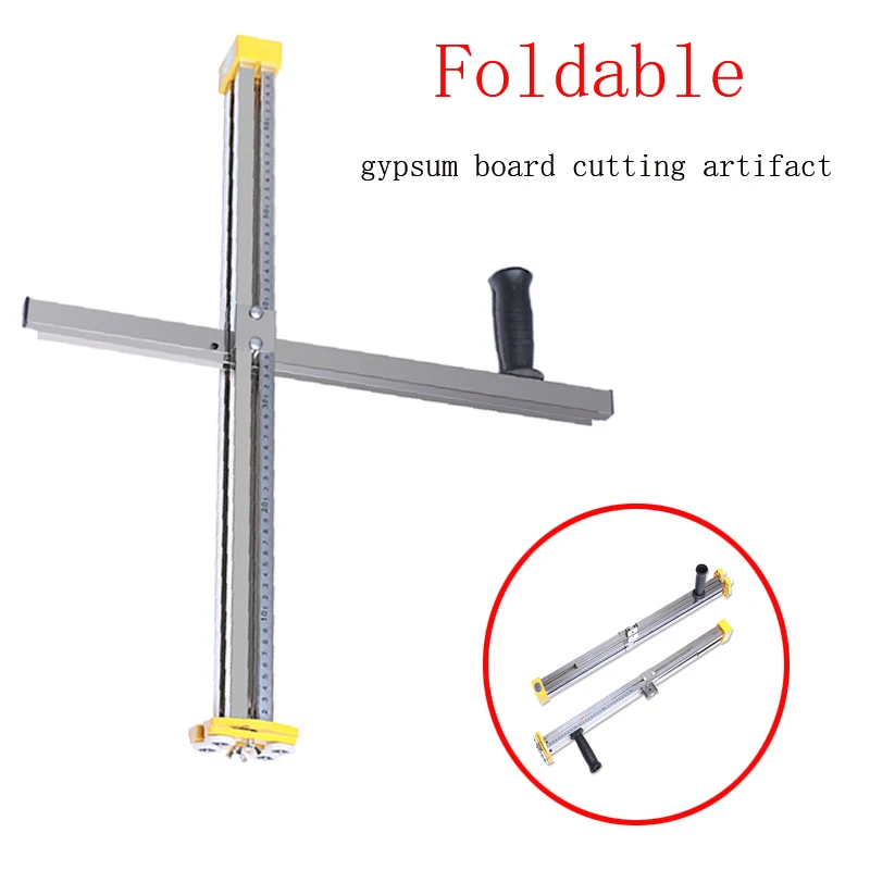 New Gypsum board cutting artifact stainless steel hand push universal woodworking decoration panel foldable tool