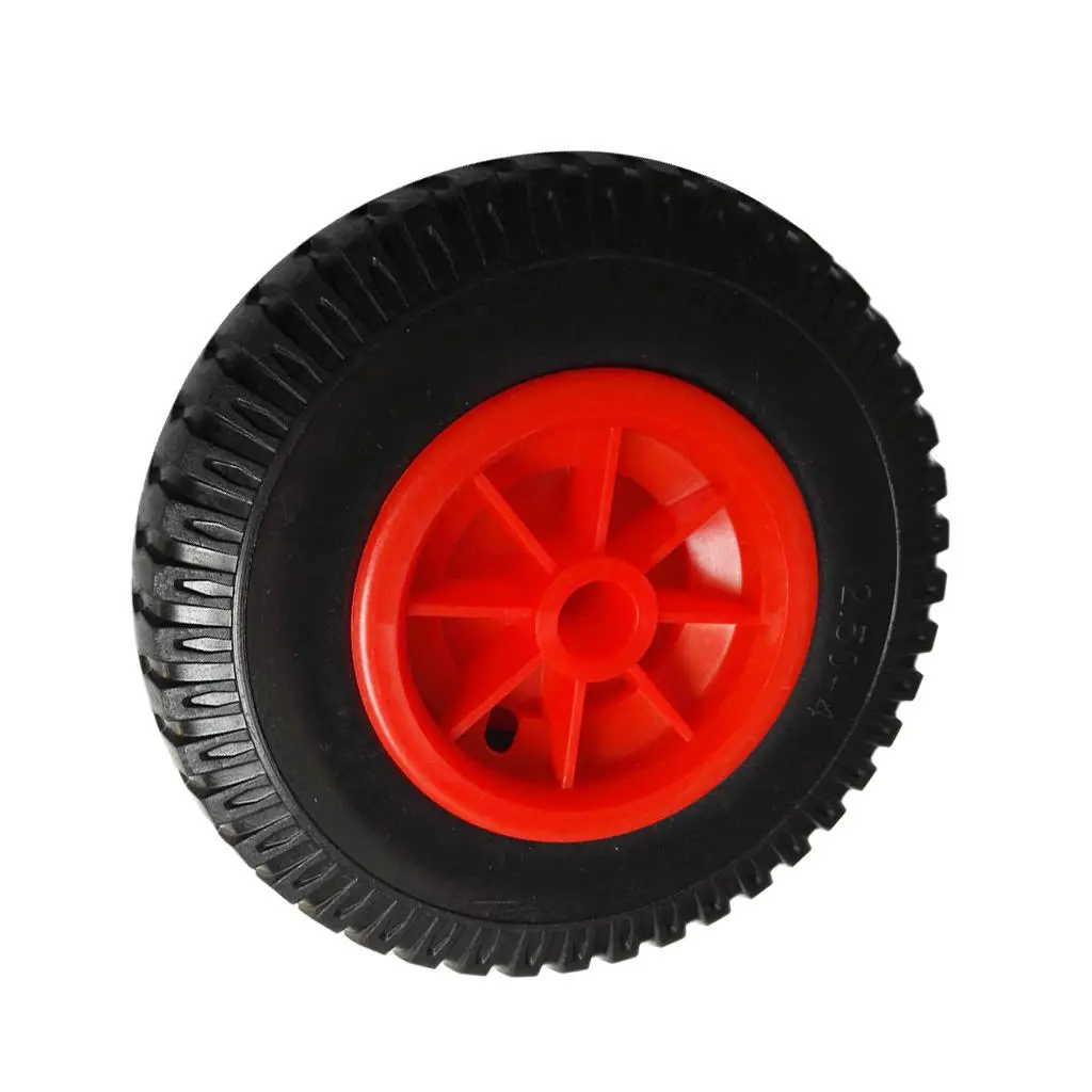 Проколостойкие резиновые шины на красном колесе-Тележка Для Каяка/колесо