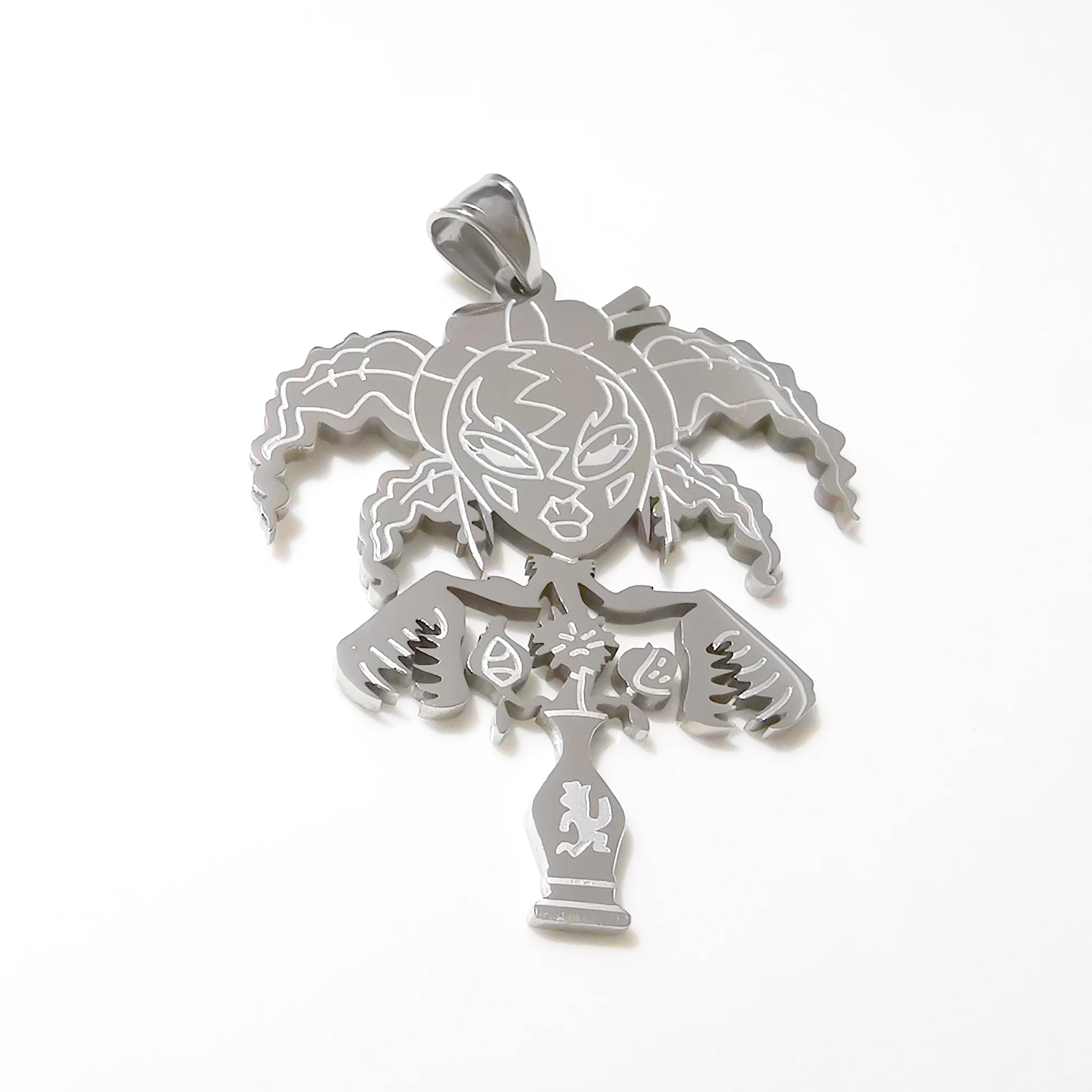 XMAS Gifts Mens Pendant Juggalo Yum Charms Stainless steel ICP Hatchetman Necklace Chain Silverr 3