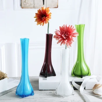 

Creative Glass Vase Bottle For Flower Plant DIY Home Terrarium dining table countertop Vases girl home for decoration vase J