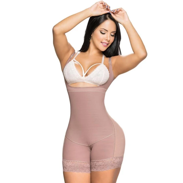 Cinta Modeladora Feminina Body Shaper Slimming Romper Tummy