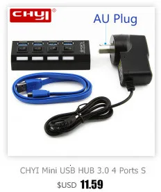 Алюминиевый сплав usb-хаб 3,0 3 порта с VGA выходом Micro USB порт Мульти USB разветвитель адаптер для Macbook компьютерные аксессуары