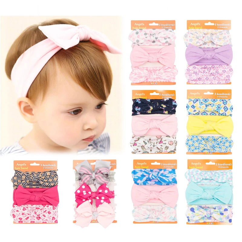cotton bow headband