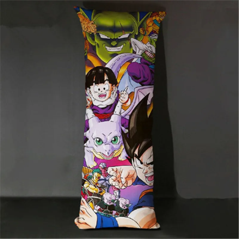 Синий Игрушка для куклы, Фриза Majin Buu Son Gohan герои мультфильмов Прямоугольная подушка креативный детский задний Чехол для подушки X3075 - Цвет: Синий