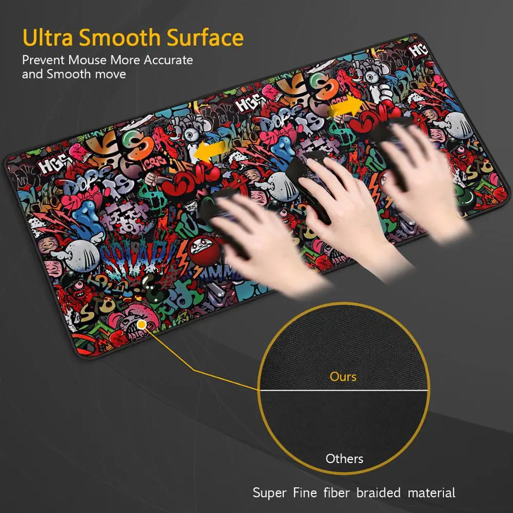 Gaming Mouse Pad Large Mouse Pad Gamer Computer Mousepad Desk Mat PC Mouse Carpet Xxl Mause Mat Keyboard Pad Gamer Accessories. 