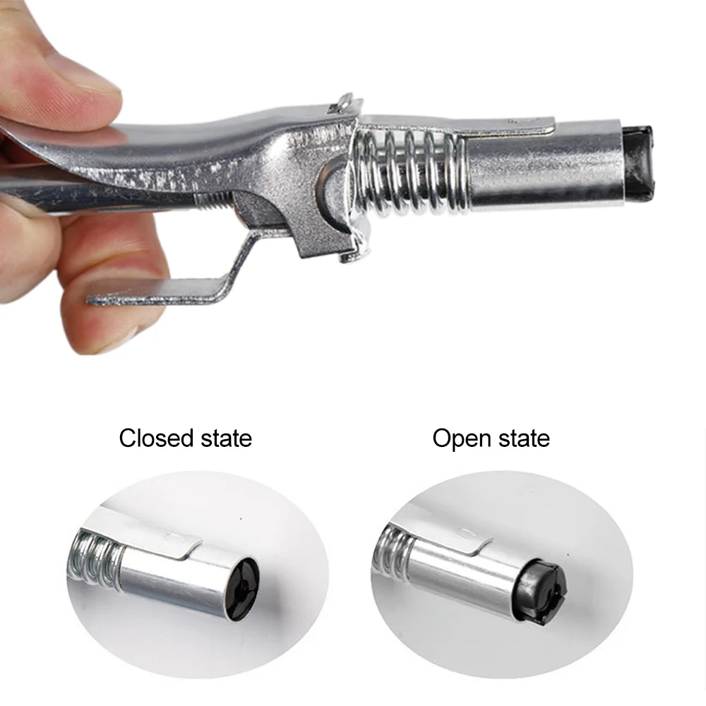 

Chrome vanadium steel Grease gun coupler Grease Coupler Quick Release Lock Clamp Coupler 10000 PSI High Pressure Gun Lube/Hose