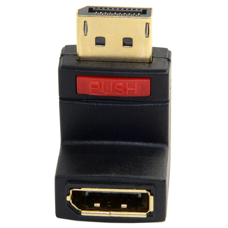 ABKT-90 градусов вверх угловой Dp Displayport папа-мама удлинитель