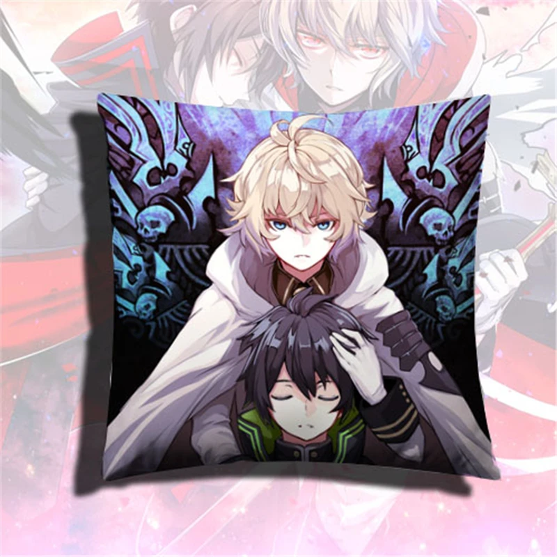 Мультяшная аниме Серафим конца Yuichiro Hyakuya напечатанная Двусторонняя Подушка подарок включает в себя наволочку и внутренний