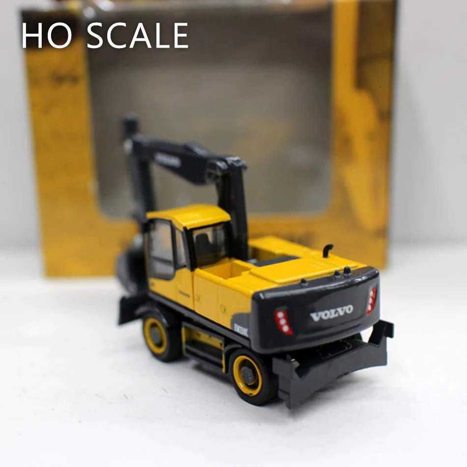 HO модель 1/87 импортные товары сплав игрушка инженерный автомобиль экскаватор колесный экскаватор крюк